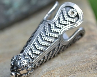 VIKING CAP END from Birka Sterling Silver