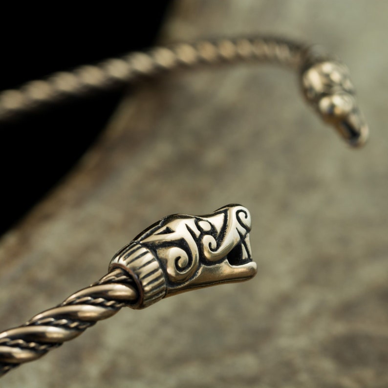 BEAST From GOTLAND Viking Torques Necklace Torc Bronze - Etsy Canada
