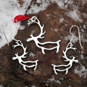 PORO, Sami reindeer, jewellery set, ag925 sterling silver