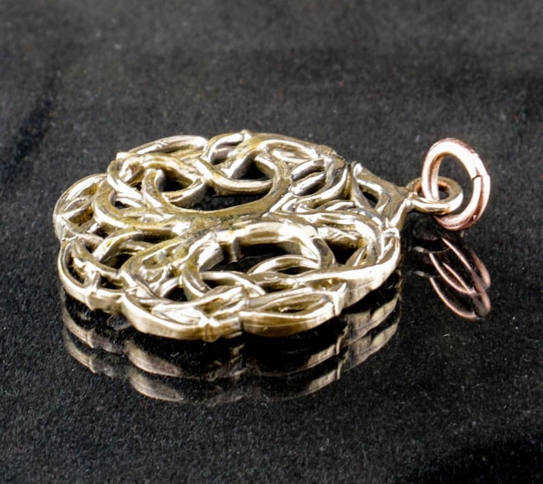 CELTIC TREE of LIFE Bronze Pendant Pagan Knotted Amulet Necklace Jewel Jewelry Jewellery Irish Scottish Forest Wood Tribal Fantasy image 2