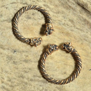 Bronze Celtic Cat Ring - Adjustable