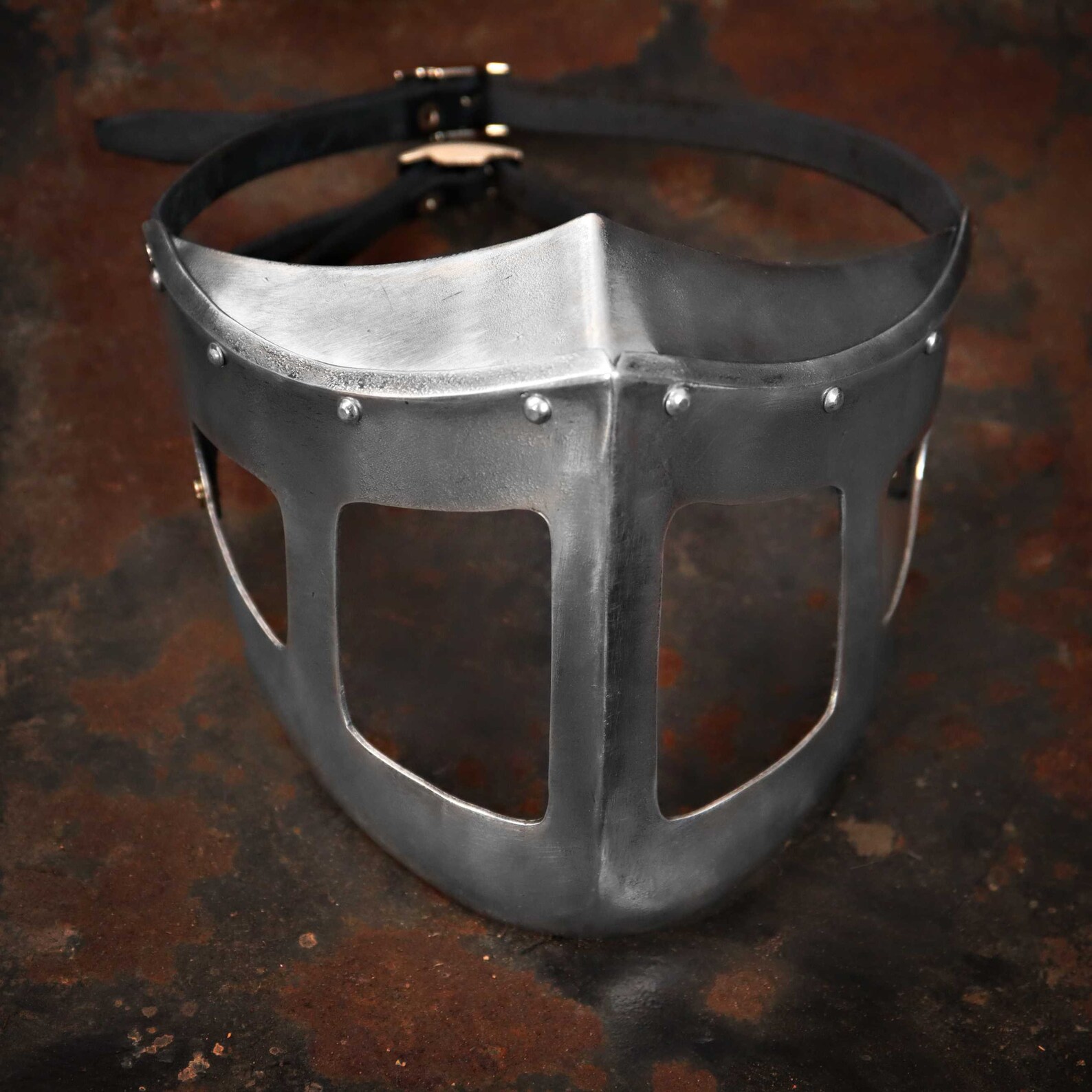 Samurai Metal Mask Face Mask With Airholes in Samurai Design Etsy