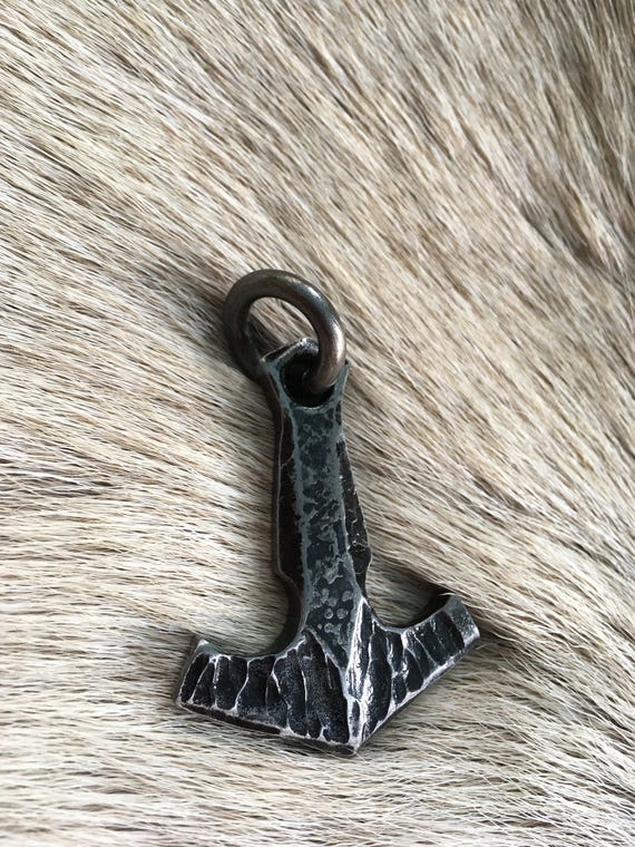 Forged Iron Thor’s Hammer Pendant