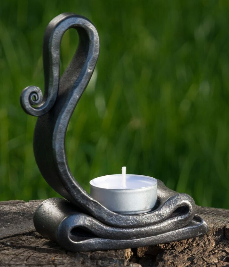 Tealight Candle Holder Candlestick Handmade Medieval Etsy