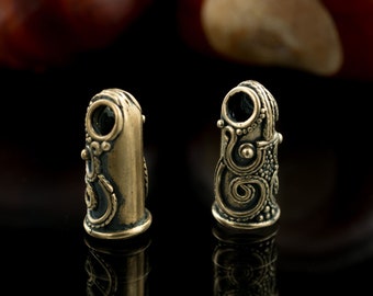1 piece Viking Terminal Ödeshög Bronze Casted Handmade Necklace Pendants Talismans Amulets Vikings Dragon Bird Bracelet Armring