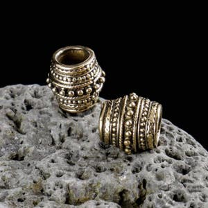 VIKING BEARD BRONZE Ring Moustache Vikings Pagan Rings Bead Beads Ag Jewelry Jewelry Norse Accessory Medieval Middle Ages Living History Sca