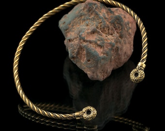 RIX - CHIEFTAIN Bronze TORQUES Celtic Torc Pagan Warrior Donut Jewellery Paganism Warriors Irish Scottish Twisted