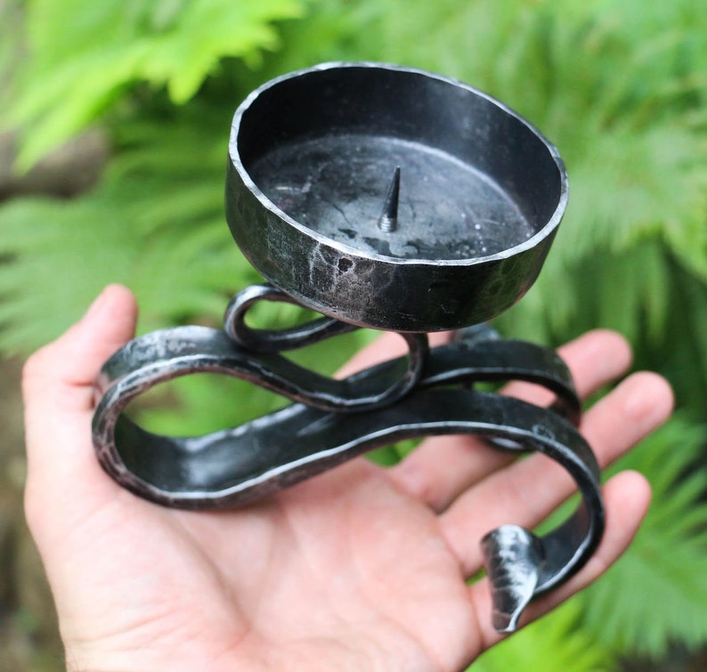 Candle Holder Candlestick Blacksmith Holders Home House Etsy
