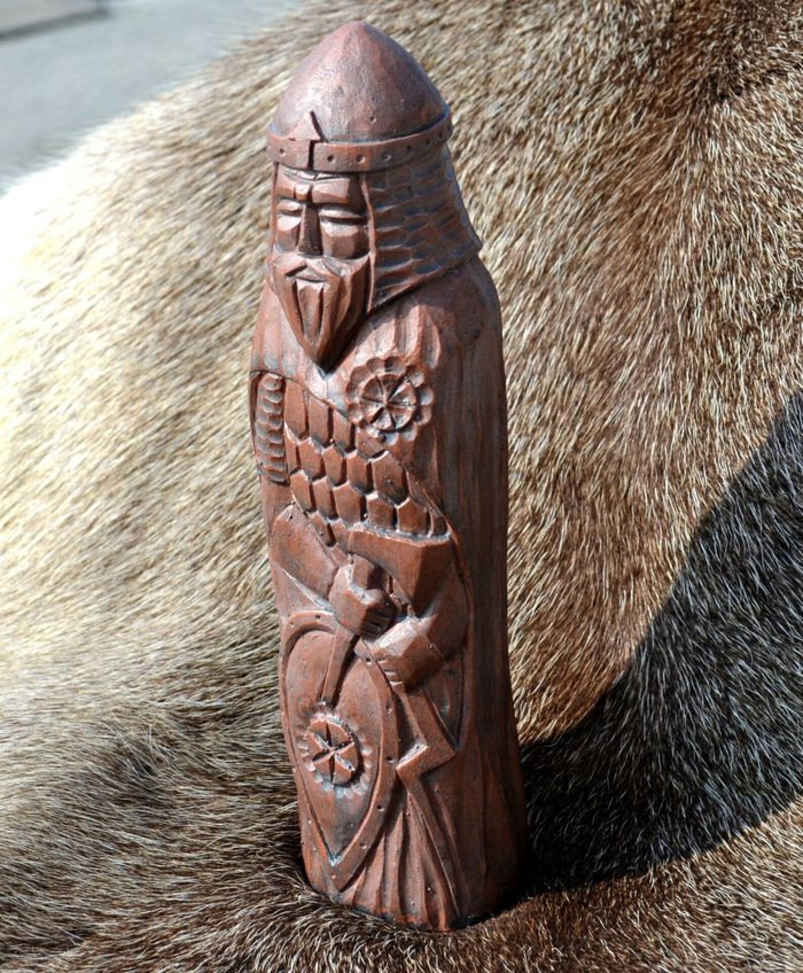 PERUN STATUE Pagan Slavic God Thunder Historical Slav Slavs | Etsy 