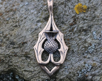 Bronzen Schotse distelhanger