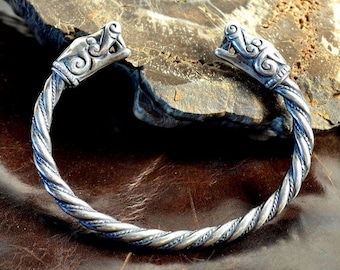 Sterling Silver Viking Bracelet Burg Gotland