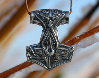 TÓR, Thor's Hammer, Mjollnir, Ag925 sterling silver