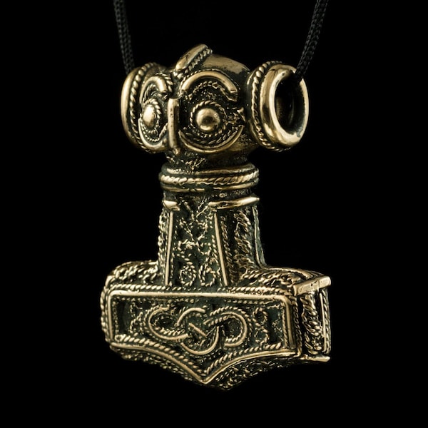 Bronze Thor’s Hammer Erikstorp Pendant