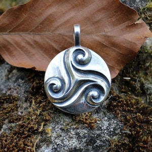 Sterling Silver Celtic Triskel Pendant