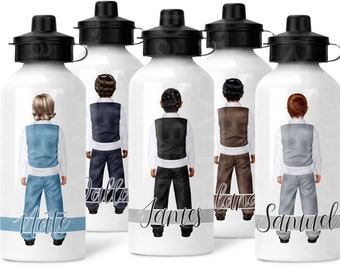 Personalised Ring Bearer Water Bottle - Page Boy Gift - Bridal Party Gift!