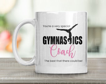 Gymnastics Coach Mug - Coach Appreciation Gift - End of Year Sports Coach Gift - Personalised Coaches Gift - Personalised Coach Mug!