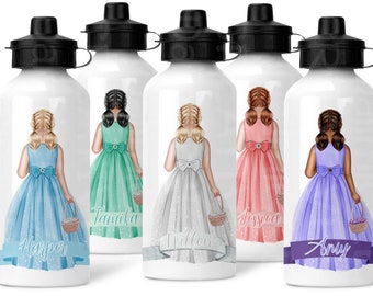 Personalised Flower Girl Water Bottle!