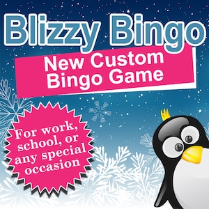 Custom Picture/Word Bingo Games for Work, School, or Any Special Occasion