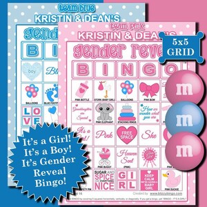 Gender Reveal Bingo is a fun, exciting gender reveal game to play with your family and friends. Everyone will be surprised!
