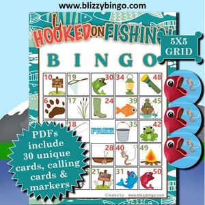 Fishing bingo game -  Canada