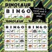 Dinosaur 4x4 Bingo Printable Pdfs Contain Everything You Need to Play ...