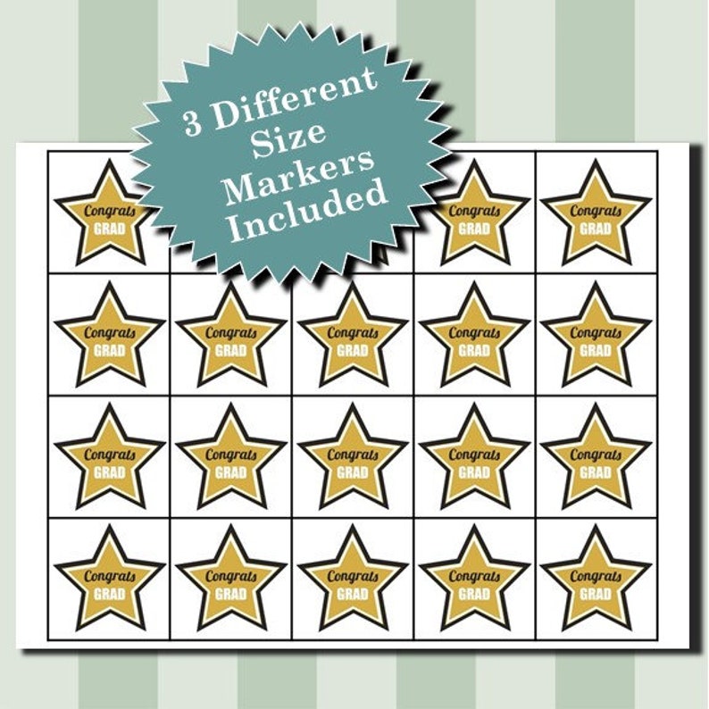 graduation 2020 5x5 bingo printable pdfs contain everything etsy