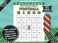 30 Football 5x5 Bingo Cards | Instant Download | PDFs for Easy Printing | Calling Cards and Markers Included