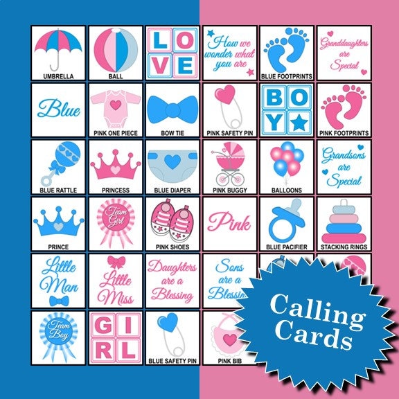 Gender Reveal Bingo Is A Fun, Exciting Gender Reveal Game To Play