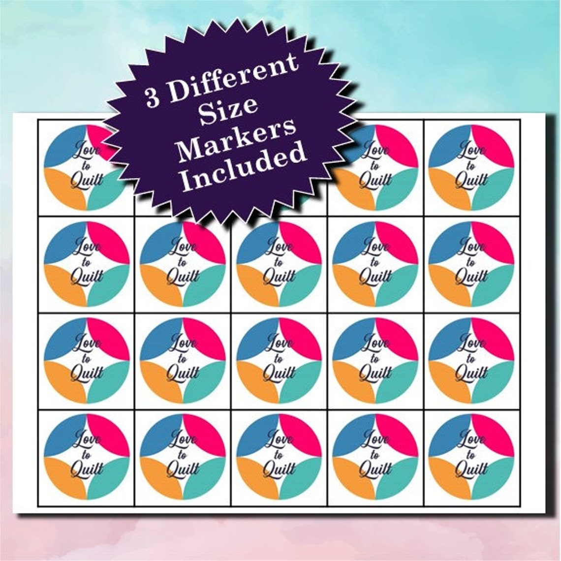 30 Quilting 5x5 Bingo Cards Instant Download Pdfs for Easy Etsy