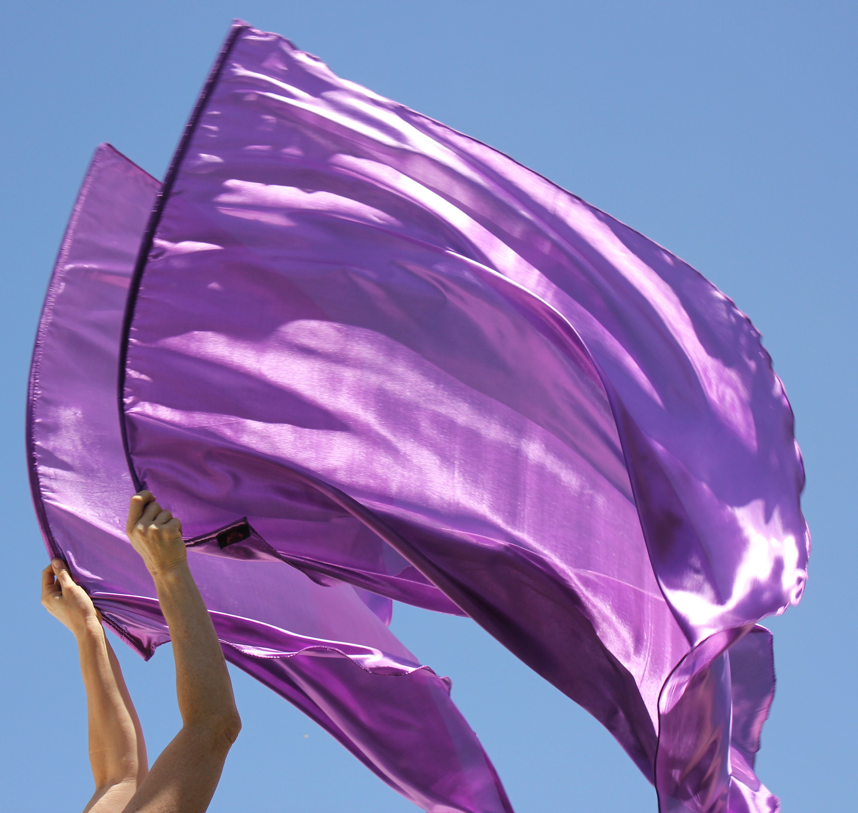 Prophetic Worship Flags Solid Purple Royalty with Flex™ Rod Etsy