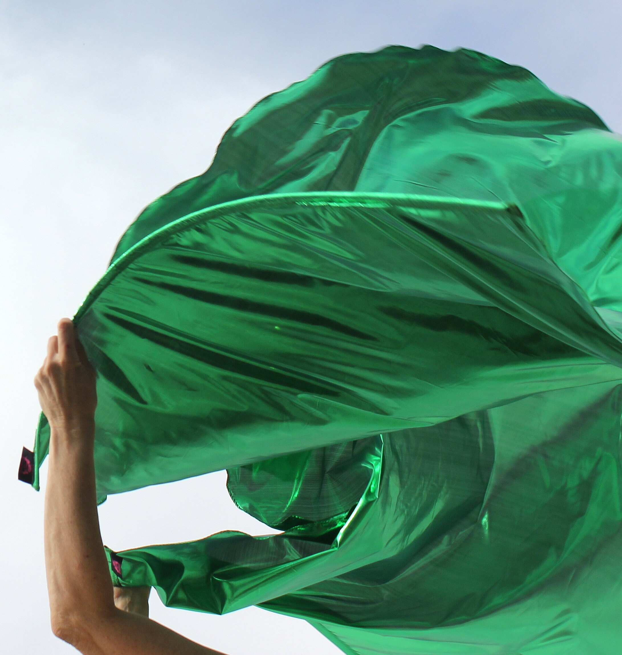 Metallic Worship Flags Bright Green Resurrection & New Life Etsy