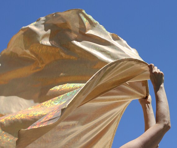 Beauty For Ashes Gold Prophetic Wind Holographic Small Etsy