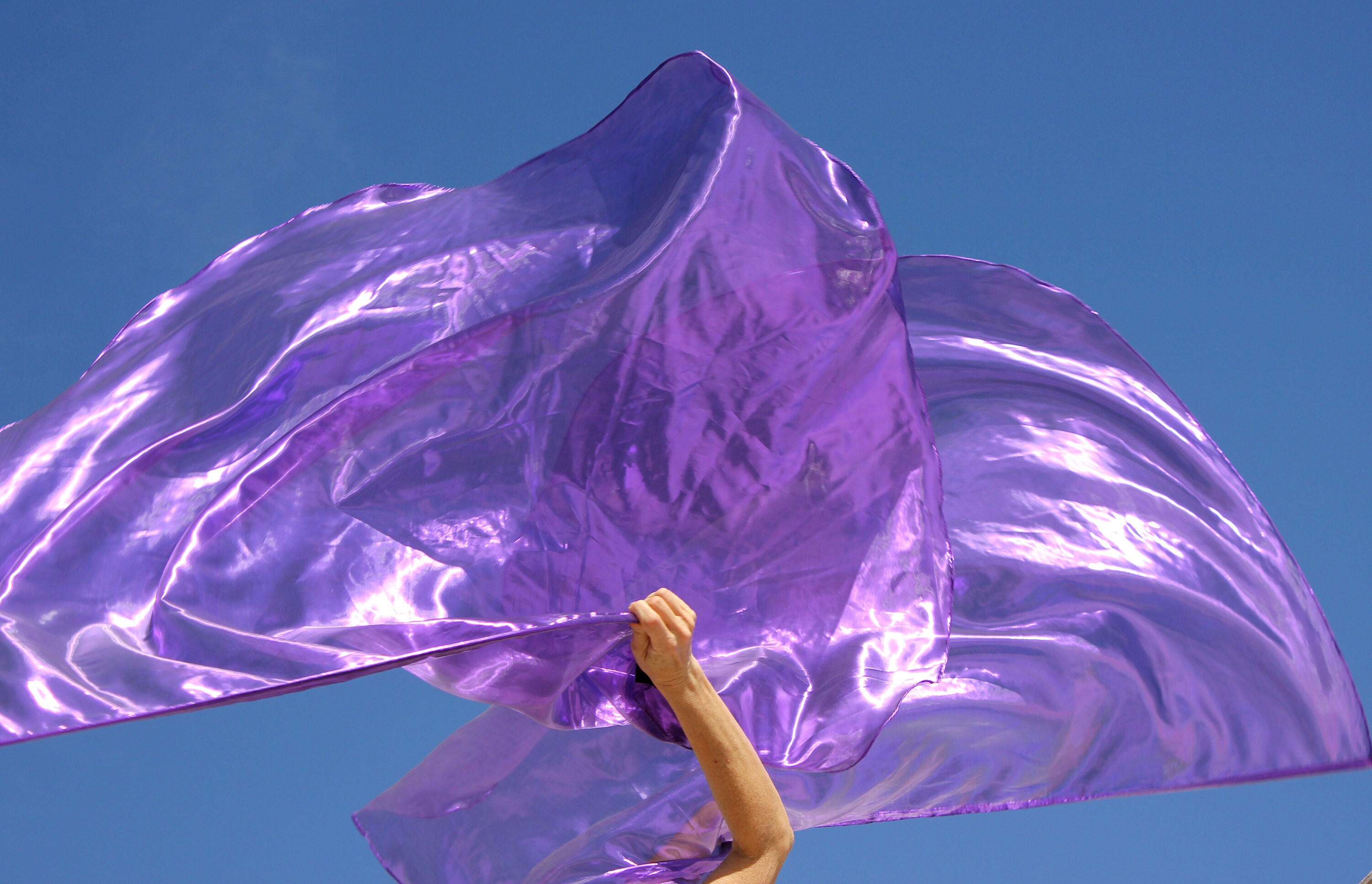 Prophetic Worship Flags Semi Sheer Purple Royalty with Flex™ Etsy