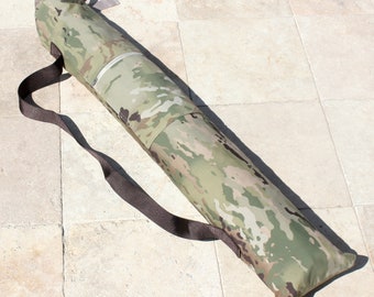 Camouflage Desert Camo Warfare Worship Flag Bag with Ribbon Tie Closure & Lining/Zippered Pocket by Beauty for Ashes® - Limited Edition