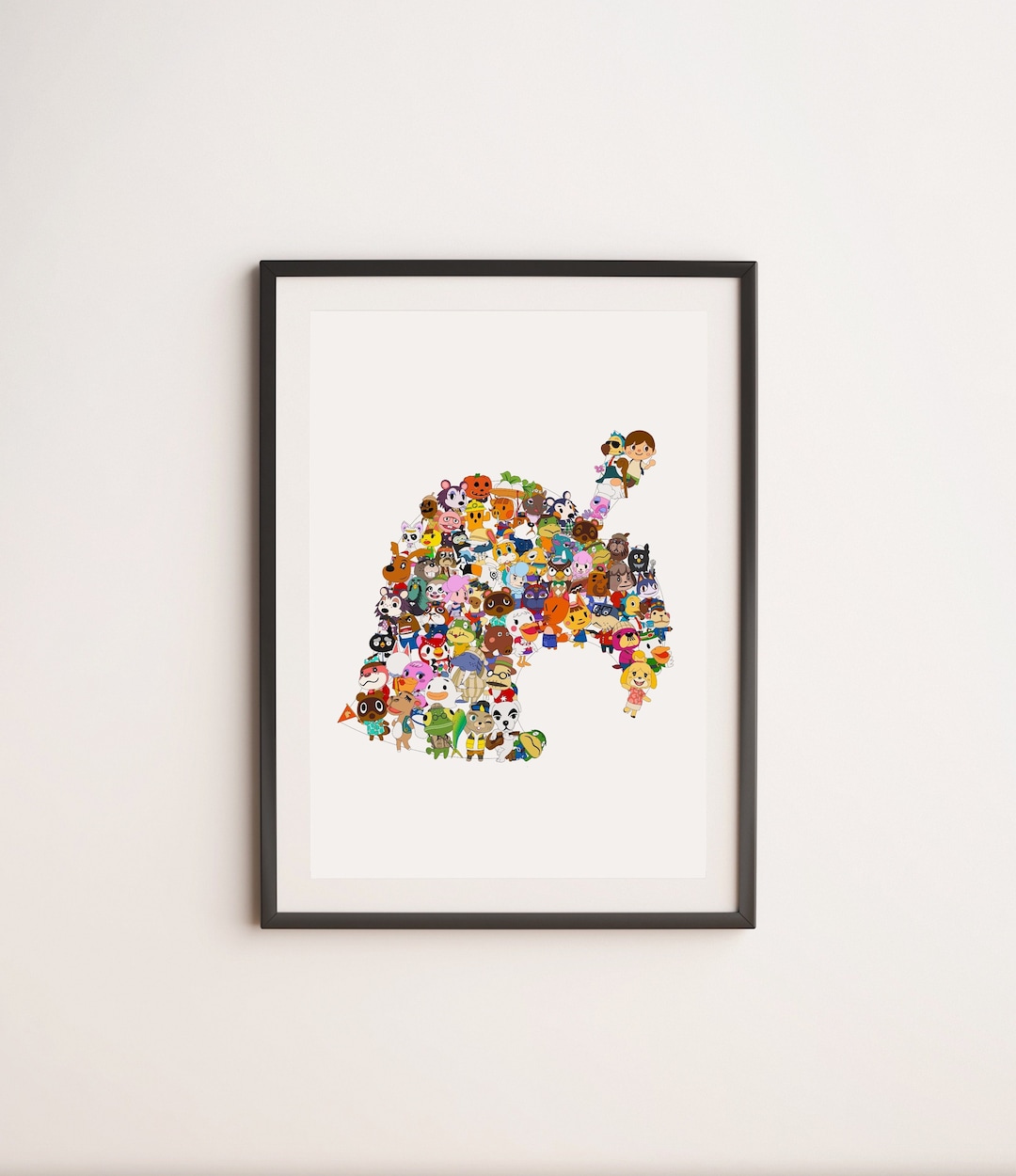 Animal Crossing Wall Art New Horizons Poster Print Illustration Matte
