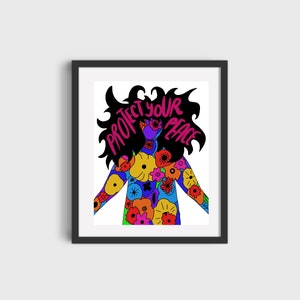 Protect your peace 8x10 digital print
