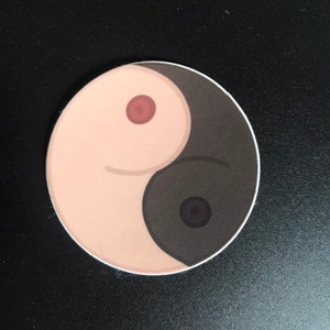 YY boob sticker