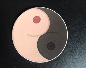 YY boob sticker