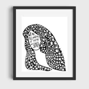 We are all worthy of taking up space 8x10