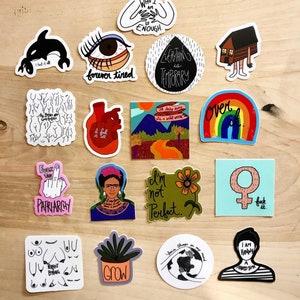 Lovesome Dove sticker grab bag variety pack image 1