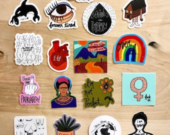 Lovesome Dove sticker grab bag variety pack