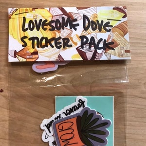 Lovesome Dove sticker grab bag variety pack image 4