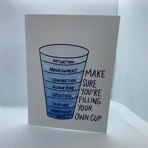 Vul uw eigen lege notecard van de kop