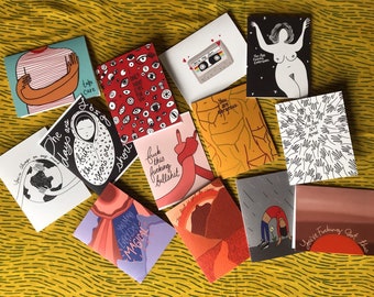 5 pack of assorted cards