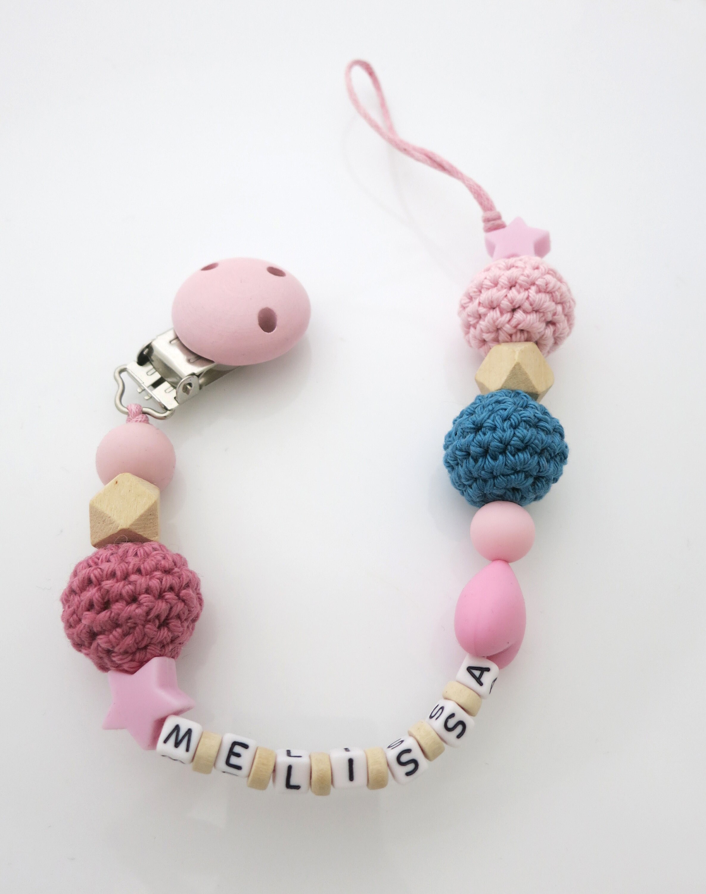 Pacifier Holder Personalised Pacifier Custom Name Dummy Etsy UK