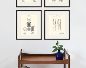 Vintage Sewing Patent Art Print: Sewing Room Decor
