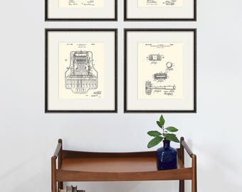 Lawyer Patent Art Print Set: Vintage Law Office Decor