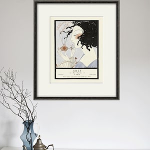 Werbung Vintage Parfüm Art-Deco-Druck Kunstdruck Französisch Wand Art-Deco-Druck Werbung Kunst Französisch Art-Deco-Plakat Werbekunst