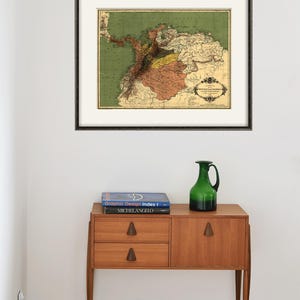 Kolumbien Karte Landkarte Landkarte Vintage alte Karten Antike Landkarte Landkarte Landkarte Landkarte Landkarte Landkarte Wohnkultur Wandkarte Landkarte Kolumbien Landkarte Landkarte Kolumbien Landkarte große Karte
