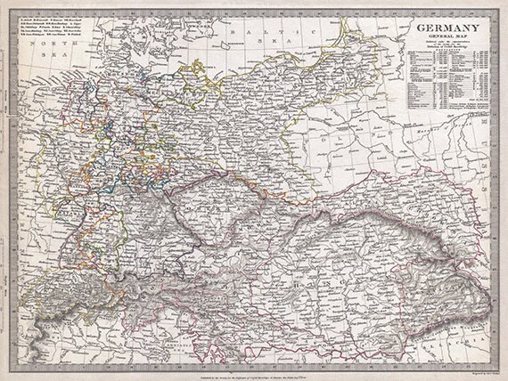 German Map Print Map Vintage Old Maps Antique Map Poster Map | Etsy